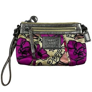 COACH: Poppy Kyra Mini Clutch / Wristlet
